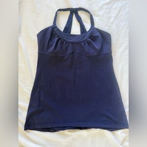 Lululemon Scoop Me Up Tank navy blue